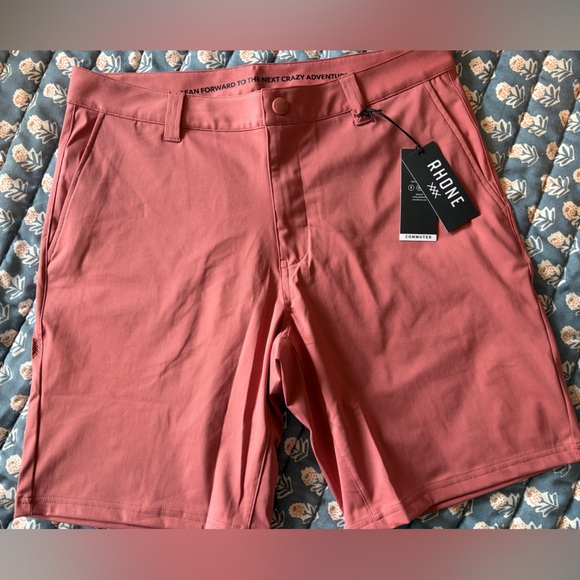 🌺🩳 Rhone 9" Commuter Short • Nantucket Red • Waist 32 • NWT - Picture 7 of 9